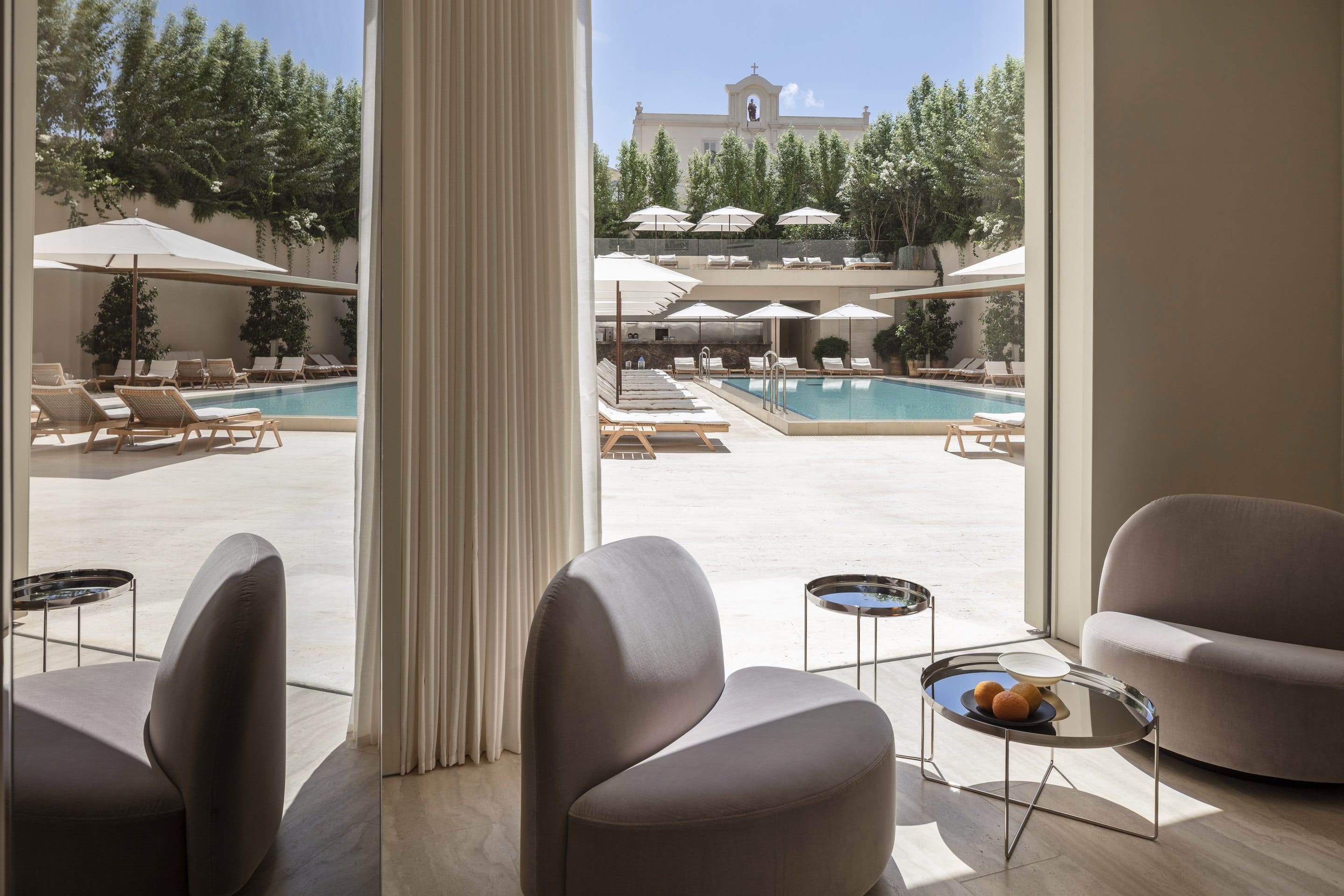Jaffa Hotel lounge